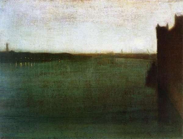 Nocturne: Grey and Gold - Westminster Bridge by James Abbott McNeill Whistler