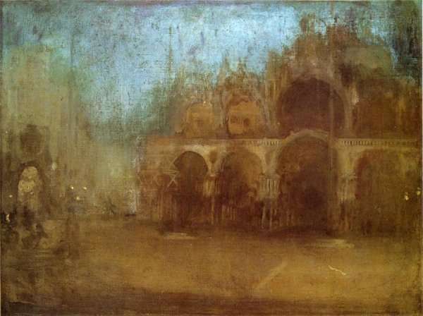 Nocturne: Blue and Gold - St Mark's, Venice by James Abbott McNeill Whistler