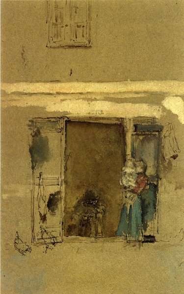 The Open Door by James Abbott McNeill Whistler