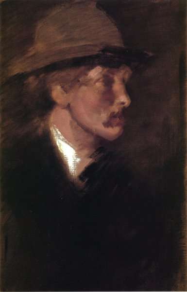 Study of a Head by James Abbott McNeill Whistler