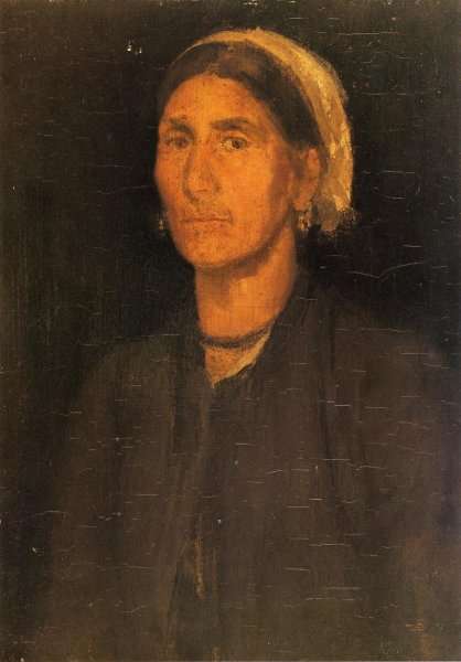 Head of a Peasant Woman by James Abbott McNeill Whistler
