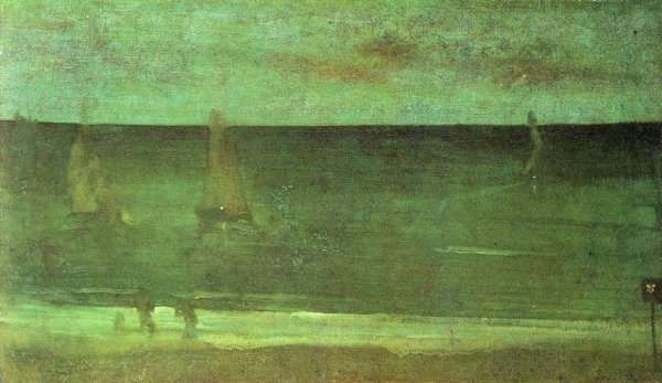 Nocturne: Blue and Silver - Bognor by James Abbott McNeill Whistler