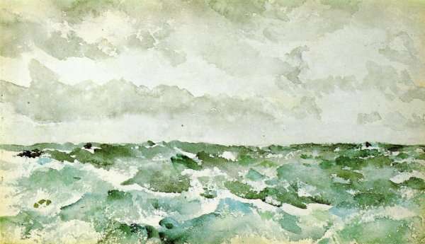 Blue and Silver: The Chopping Channel by James Abbott McNeill Whistler