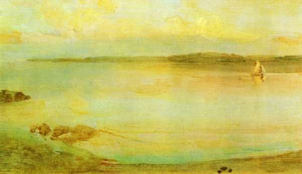 Gray and Gold - The Golden Bay by James Abbott McNeill Whistler