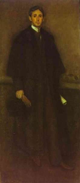 Arrangement in Flesh Colour and Brown, Portrait of Arthur J. Eddy by James Abbott McNeill Whistler