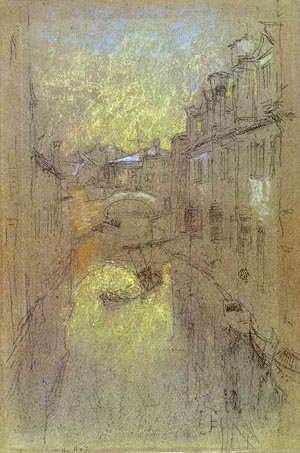 Winter Evening 1880 by James Abbott McNeill Whistler