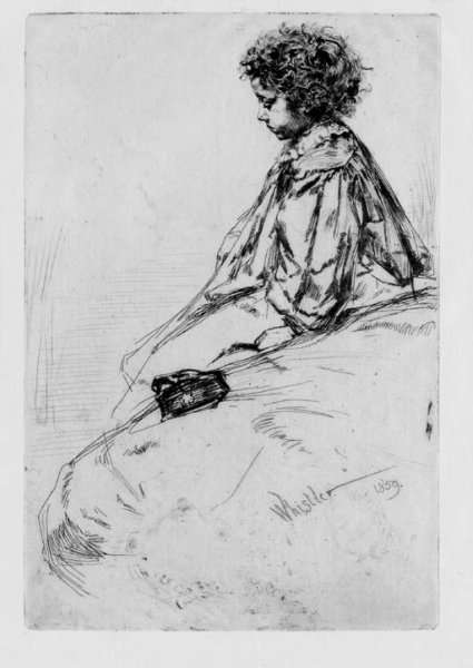 Bibi Lalouette by James Abbott McNeill Whistler
