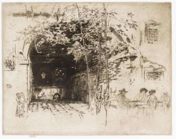 The Traghetto by James Abbott McNeill Whistler