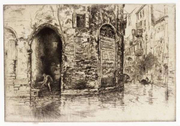 Two Doorways by James Abbott McNeill Whistler