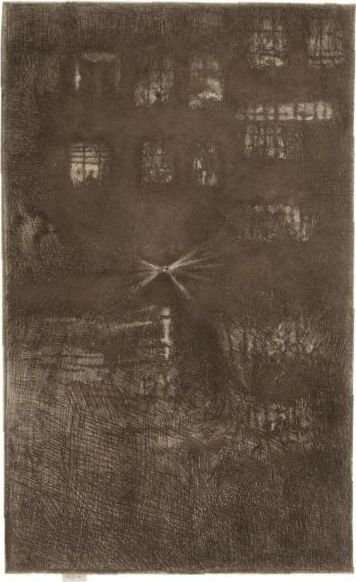 Nocturne Dance House 3 by James Abbott McNeill Whistler