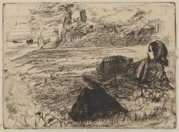Nursemaid And Child by James Abbott McNeill Whistler