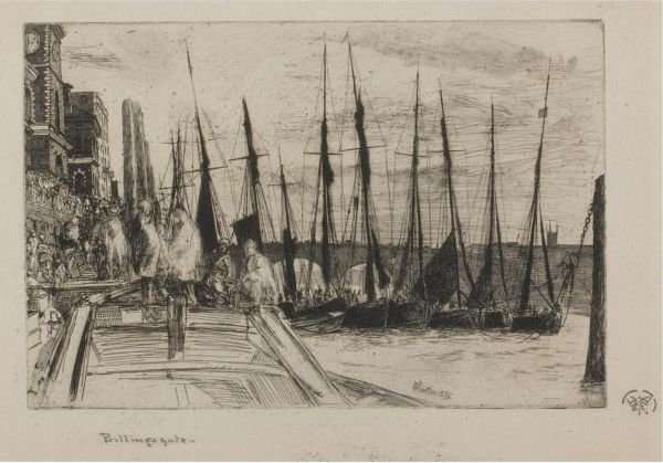 Billingsgate by James Abbott McNeill Whistler