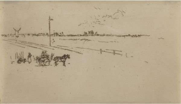 Railway-Station, Voves by James Abbott McNeill Whistler
