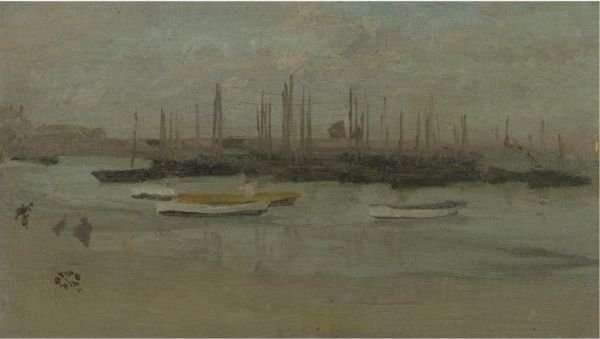 Blue And Opal Herring Fleet by James Abbott McNeill Whistler
