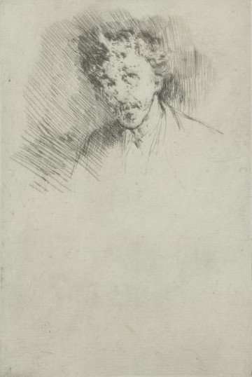 Whistler With The White Lock by James Abbott McNeill Whistler