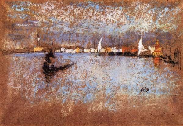 The guidecca Winter Grey and Blue by James Abbott McNeill Whistler