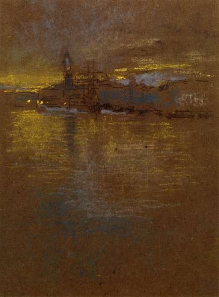 View across the Lagoon by James Abbott McNeill Whistler