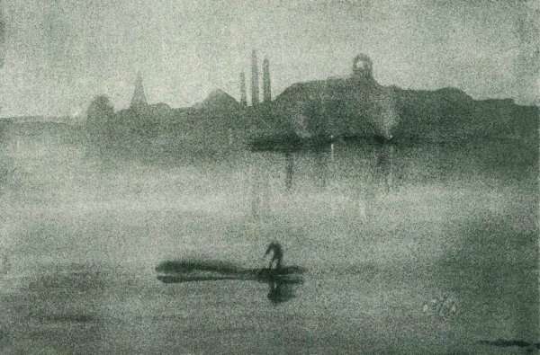 Nocturne The Thames at Battersea by James Abbott McNeill Whistler