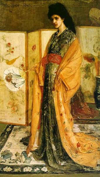 Rose and Silver- The Princess from the Land of Porcelain 1863-64 by James Abbott McNeill Whistler