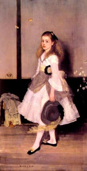 Harmony in Grey and Green- Miss Cicely Alexander  1872-73 by James Abbott McNeill Whistler