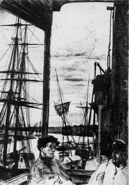 Rotherhithe by James Abbott McNeill Whistler