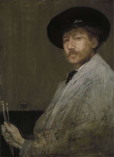 Arrangement in Grey: Portrait of the Painter by James Abbott McNeill Whistler