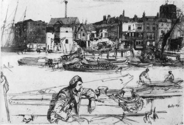 Black Lion Wharf by James Abbott McNeill Whistler