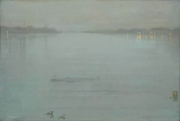 Nocturne Blue And Silver Cremorne Lights 1872 by James Abbott McNeill Whistler