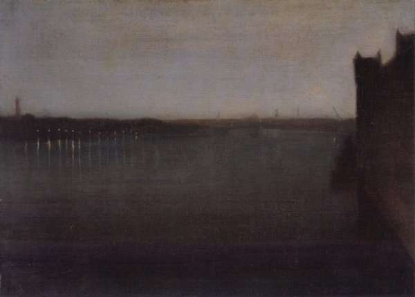 Nocturne, Grey and Gold 2 by James Abbott McNeill Whistler