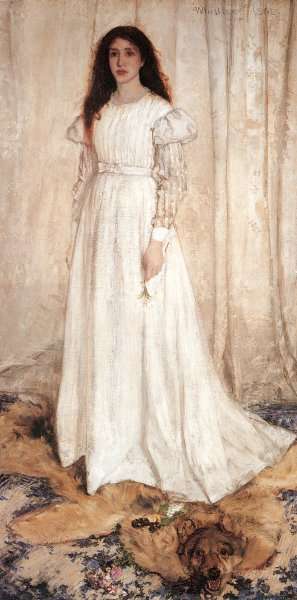 Symphony in White, Number 1- The White Girl, 1862 by James Abbott McNeill Whistler