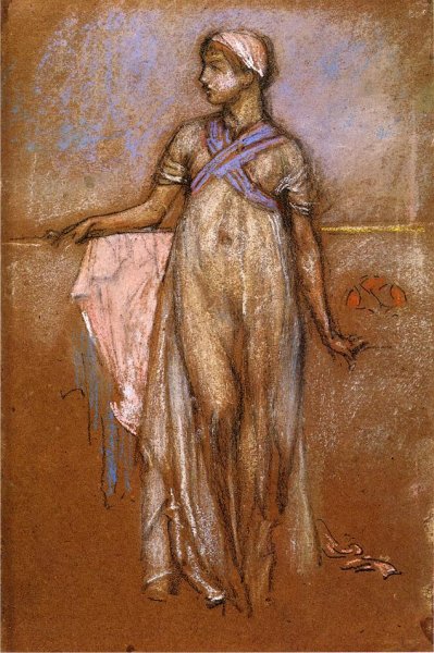 The Greek Slave Girl (or Variations in Violet and Rose)
