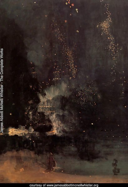 Nocturne in Black and Gold- The Falling Rocket  1875