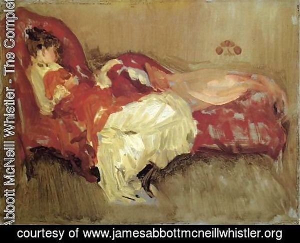 James Abbott McNeill Whistler - Note in Red: The Siesta