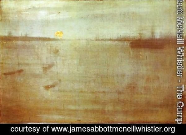 James Abbott McNeill Whistler - Nocturne: Blue and Gold - Southampton Water