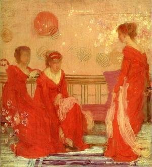 James Abbott McNeill Whistler - Harmony in Flesh Colour and Red