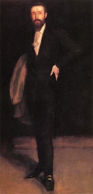 James Abbott McNeill Whistler - Arrangement in Black: Portrait of F.R. Leyland