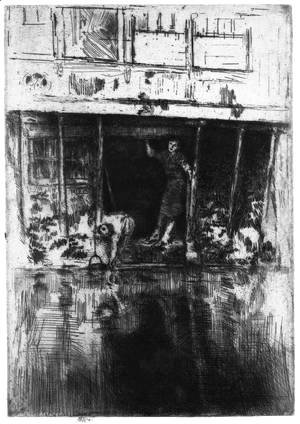 James Abbott McNeill Whistler - Pierrot (Oudezijds Achterburgwal)