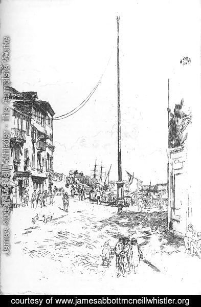 James Abbott McNeill Whistler - The Little Mast