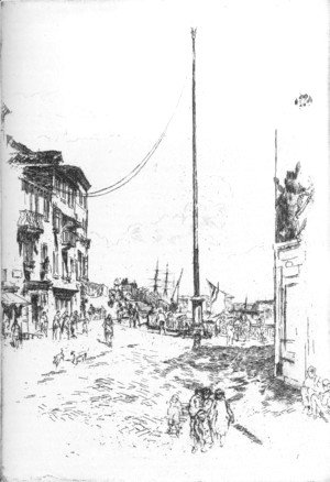 James Abbott McNeill Whistler - The Little Mast