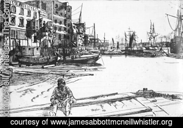 James Abbott McNeill Whistler - Eagle Wharf