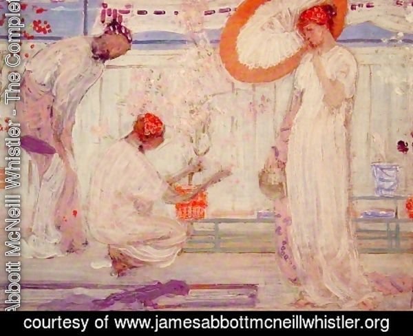 James Abbott McNeill Whistler - The White Symphony: Three Girls