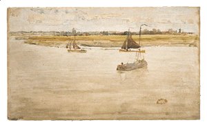 James Abbott McNeill Whistler - Gold and Brown: Dordrecht