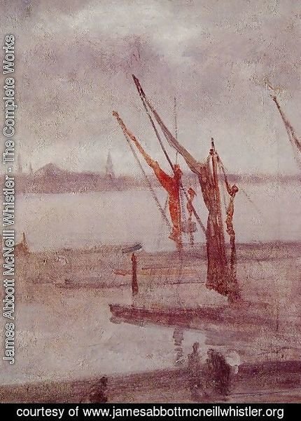 James Abbott McNeill Whistler - Chelsea Wharf: Grey and Silver