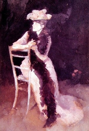 James Abbott McNeill Whistler - Rose and Silver: Portrait of Mrs Whibley