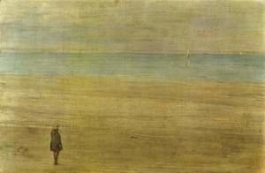 James Abbott McNeill Whistler - Harmony in Blue and Silver: Trouville