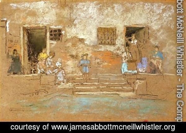 James Abbott McNeill Whistler - The Steps