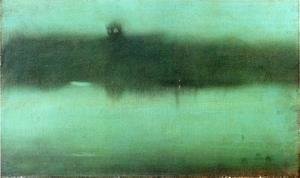 James Abbott McNeill Whistler - Nocturne: Grey and Silver