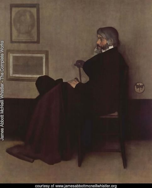 Arrangement in Grey and Black, No.2: Portrait of Thomas Carlyle