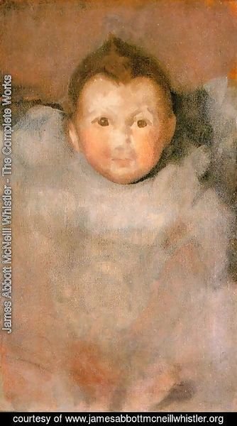 James Abbott McNeill Whistler - Portrait of Miss Amy Brandon Thomas