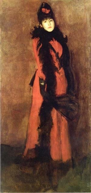 James Abbott McNeill Whistler - Red and Black: the Fan